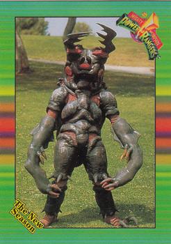 1995 Collect-A-Card Power Rangers The New Season Retail #5 Commander Crayfish Front