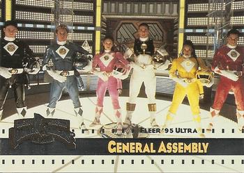 1995 Ultra Mighty Morphin Power Rangers: The Movie #142 General Assembly Front