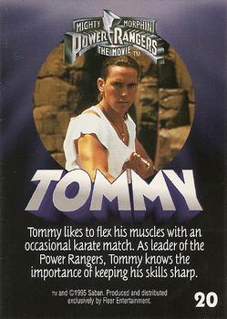 1995 Ultra Mighty Morphin Power Rangers: The Movie #20 Tommy Back