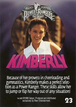 1995 Ultra Mighty Morphin Power Rangers: The Movie #23 Kimberly Back