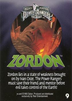 1995 Ultra Mighty Morphin Power Rangers: The Movie #9 Zordon Back