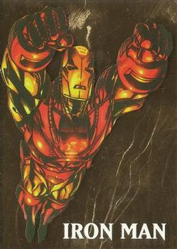 1998 Marvel Creators Collection - Marvel Gold #3 Iron Man Front