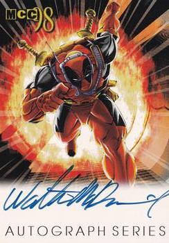 1998 Marvel Creators Collection - Autographs #A18 Walt McDaniel Front