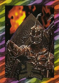 1995 Collect-A-Card Power Rangers The New Season Wal-Mart - Foil-Stamped Character #AN-8 Lord Zed Front