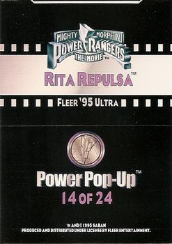 1995 Ultra Mighty Morphin Power Rangers: The Movie - Power Pop-Ups #14 Rita Repulsa Back