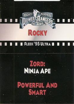 1995 Ultra Mighty Morphin Power Rangers: The Movie - Power Pop-Ups #9 Rocky Front