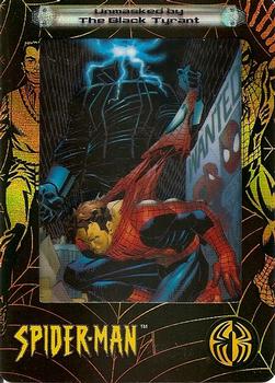 2002 ArtBox Spider-Man FilmCardz - Hobby Chase Inserts #Ph1 Unmasked by The Black Tyrant Front