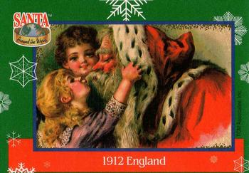 1995 TCM Santa Around the World: Santa & Snowflakes #15 1912 England Front