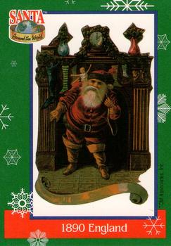 1995 TCM Santa Around the World: Santa & Snowflakes #18 1890 England Front