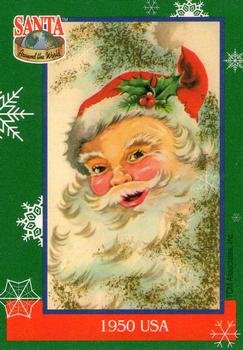 1995 TCM Santa Around the World: Santa & Snowflakes #29 1950 USA Front