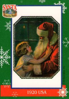 1995 TCM Santa Around the World: Santa & Snowflakes #48 1920 USA Front