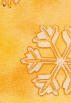 1995 TCM Santa Around the World: Santa & Snowflakes #4 1910 Scandinavia Back
