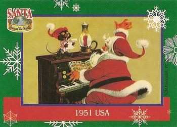 1995 TCM Santa Around the World: Santa & Snowflakes #58 1951 USA Front