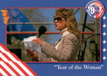 1992 Wild Card Decision '92 #25 Year of the Woman Front