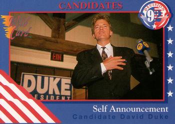 1992 Wild Card Decision '92 #38 David Duke Front