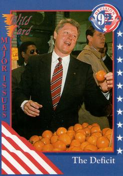 1992 Wild Card Decision '92 #79 Bill Clinton Front