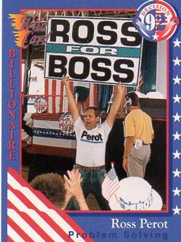 1992 Wild Card Decision '92 - Ross Perot #3 Problem Solving Front