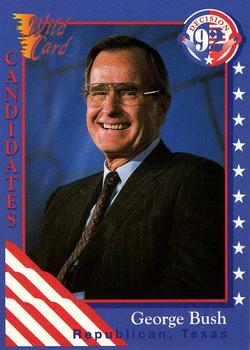 1992 Wild Card Decision '92 - Promos #P2 George Bush Front