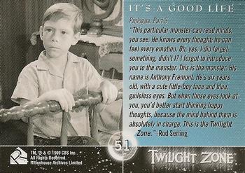 1999 Rittenhouse Twilight Zone Series 1 #51 Prologue, Part 3 - It's a Good Life Back