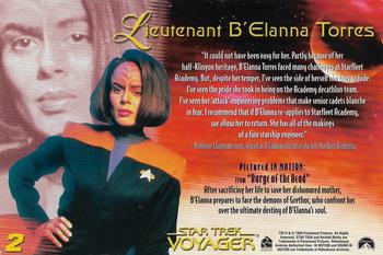2000 Rittenhouse The Women of Star Trek in Motion #2 Lieutenant B'Elanna Torres Back