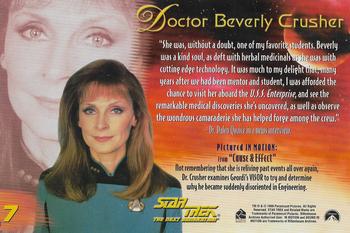 2000 Rittenhouse The Women of Star Trek in Motion #7 Doctor Beverly Crusher Back