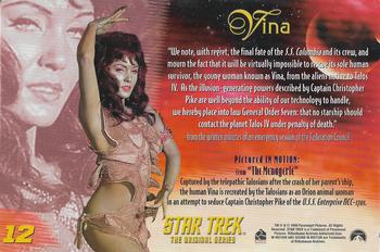 2000 Rittenhouse The Women of Star Trek in Motion #12 Vina Back