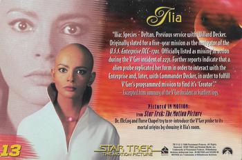 2000 Rittenhouse The Women of Star Trek in Motion #13 Ilia Back