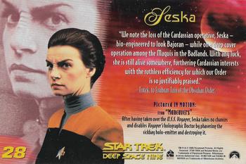 2000 Rittenhouse The Women of Star Trek in Motion #28 Seska Back