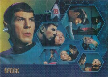 2001 Rittenhouse Star Trek 35th Anniversary HoloFEX #11 Spock Front