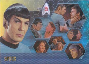 2001 Rittenhouse Star Trek 35th Anniversary HoloFEX #18 Spock Front