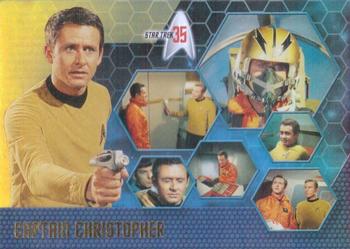 2001 Rittenhouse Star Trek 35th Anniversary HoloFEX #47 Captain Christopher Front