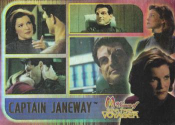 2001 Rittenhouse Women of Star Trek Voyager HoloFEX #5 Captain Janeway Front