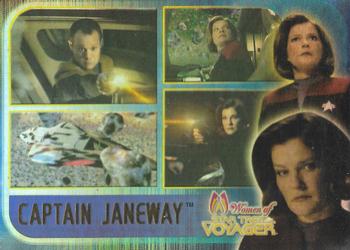 2001 Rittenhouse Women of Star Trek Voyager HoloFEX #8 Captain Janeway Front