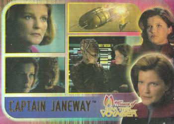 2001 Rittenhouse Women of Star Trek Voyager HoloFEX #9 Captain Janeway Front