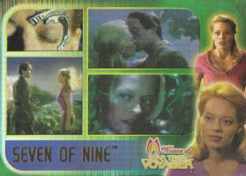 2001 Rittenhouse Women of Star Trek Voyager HoloFEX #18 Seven of Nine Front