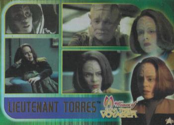2001 Rittenhouse Women of Star Trek Voyager HoloFEX #22 Lieutenant Torres Front