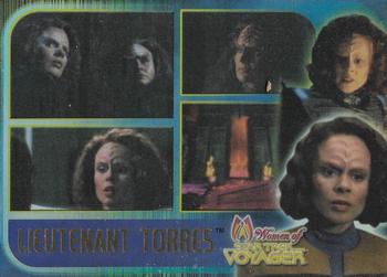 2001 Rittenhouse Women of Star Trek Voyager HoloFEX #24 Lieutenant Torres Front