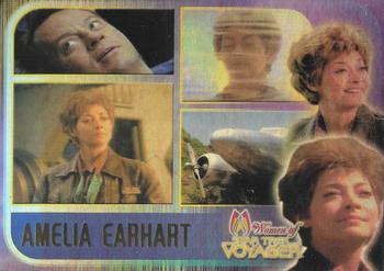 2001 Rittenhouse Women of Star Trek Voyager HoloFEX #43 Amelia Earhart Front