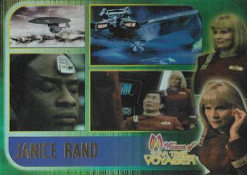 2001 Rittenhouse Women of Star Trek Voyager HoloFEX #46 Janice Rand Front