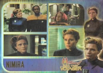 2001 Rittenhouse Women of Star Trek Voyager HoloFEX #52 Nimira Front