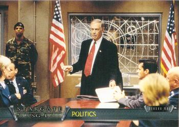 2001 Rittenhouse Stargate SG-1 Premiere Edition #22 Politics Front
