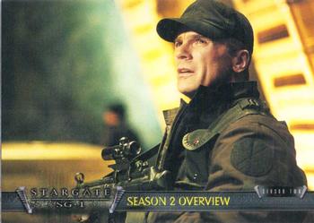 2001 Rittenhouse Stargate SG-1 Premiere Edition #24 Season 2 Overview Front