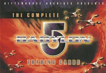 2002 Rittenhouse The Complete Babylon 5 #1 Title Card Front