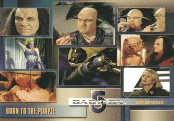 2002 Rittenhouse The Complete Babylon 5 #6 Born to the Purple Front