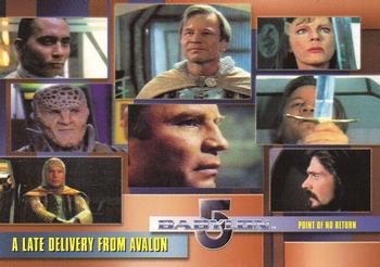 2002 Rittenhouse The Complete Babylon 5 #62 A Late Delivery from Avalon Front