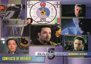 2002 Rittenhouse The Complete Babylon 5 #84 Conflicts of Interest Front