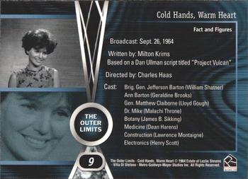 2002 Rittenhouse The Outer Limits Premiere Edition #9 Broadcast: Sept. 26, 1964 - Written by: Milton Back