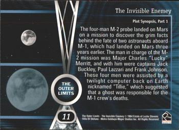 2002 Rittenhouse The Outer Limits Premiere Edition #11 The four-man M-2 probe landed on Mars on a miss Back