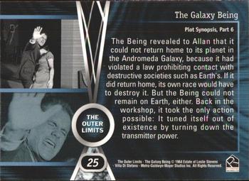 2002 Rittenhouse The Outer Limits Premiere Edition #25 The Being revealed to Allan that it could not r Back