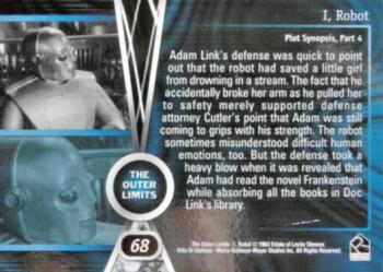 2002 Rittenhouse The Outer Limits Premiere Edition #68 Adam Link's defense was quick to point out that Back